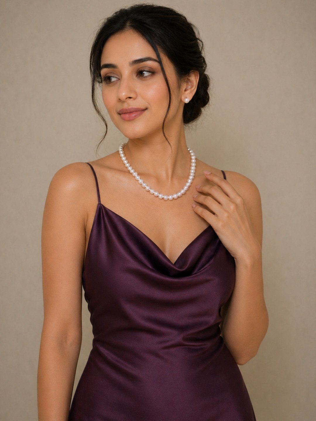 Layered Pearl Choker